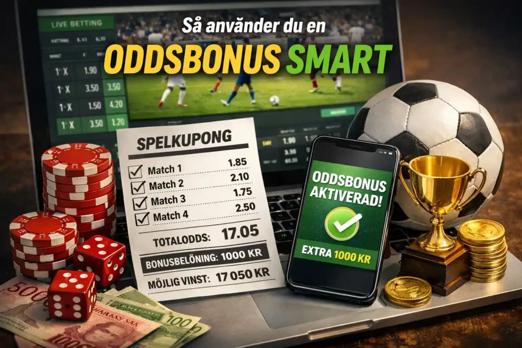 så använder du en oddsbonus smart